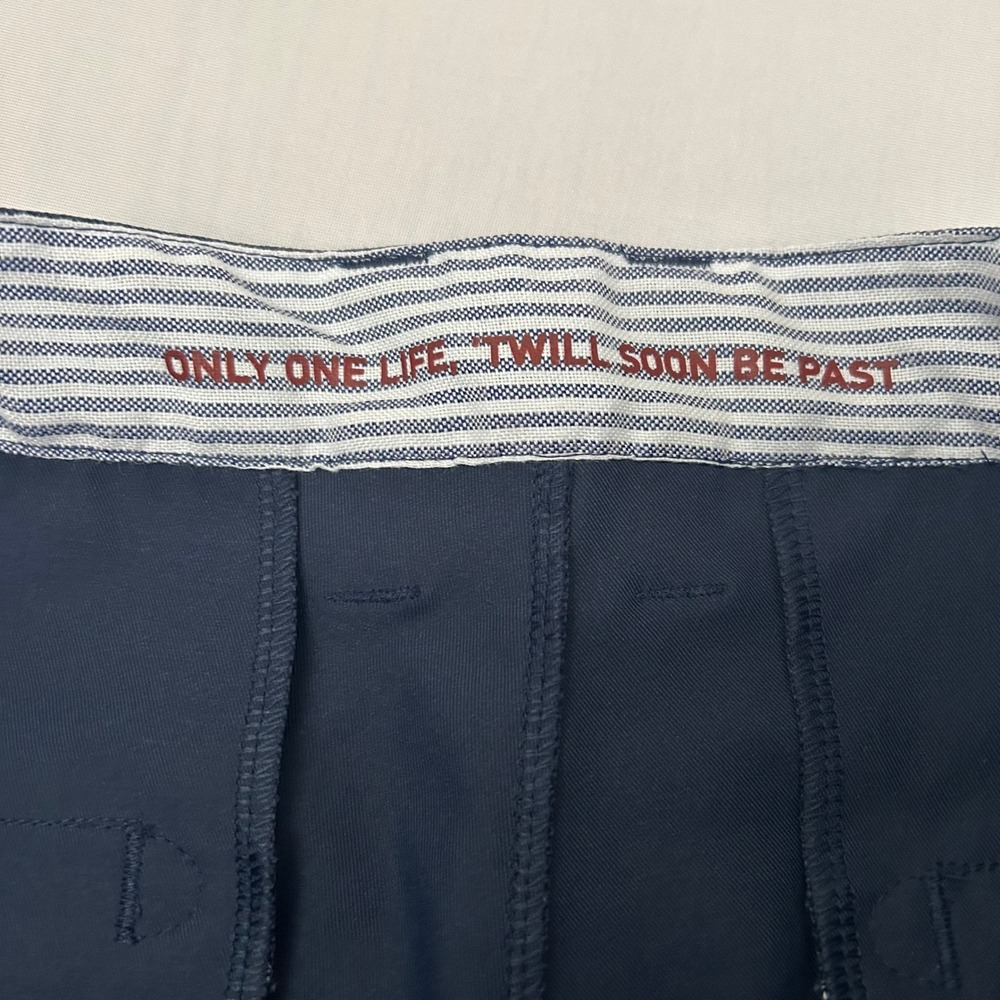 Rhone Commuter Pants Mens 36 Navy Blue Slim Straight Stretch Performance Tech - Picture 6 of 11